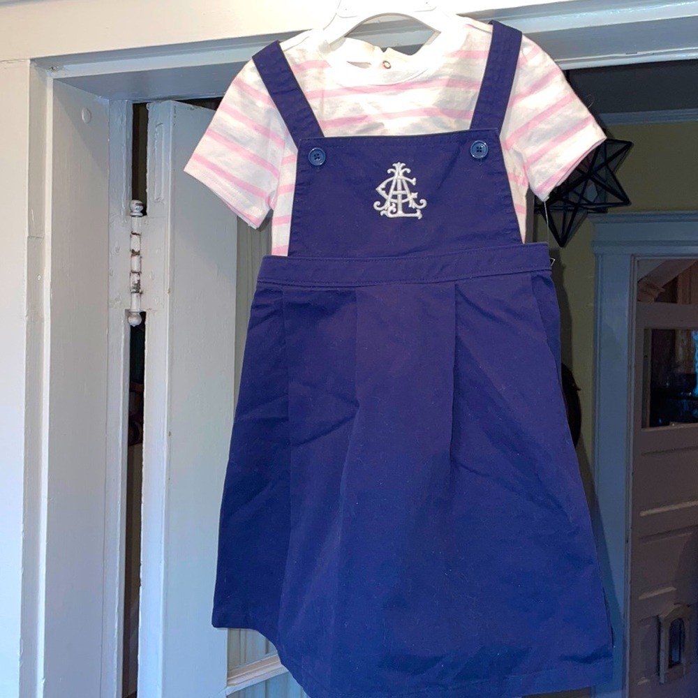 Sailing Away Girls Dress NWT 2pc